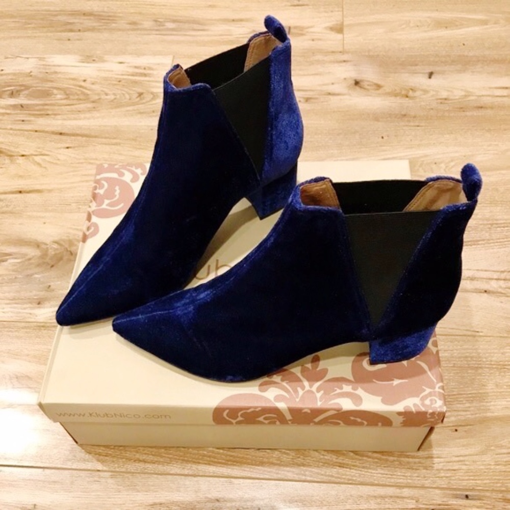 ❌SOLD❌ Anthropologie | Klub Nico Velvet Bootie 9M - Picture 5 of 8